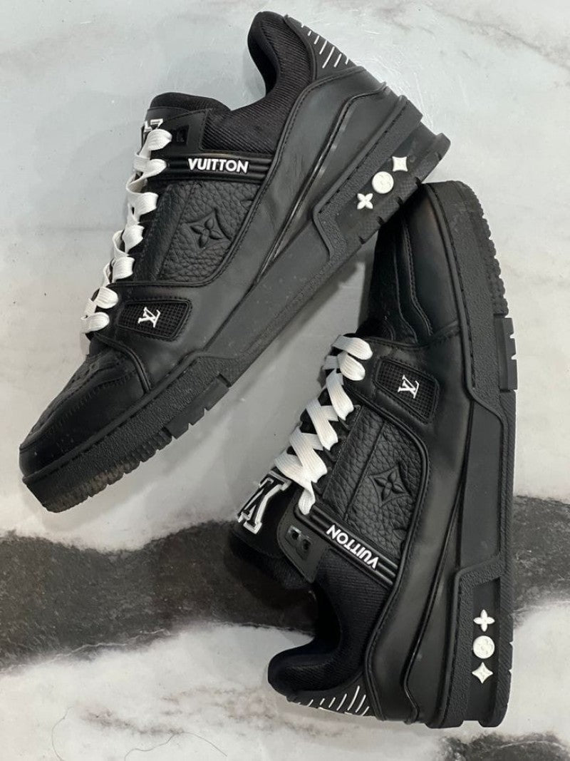 Louis Vuitton SKATE TRAINER PREMIUM SNEAKERS FULL BLACK