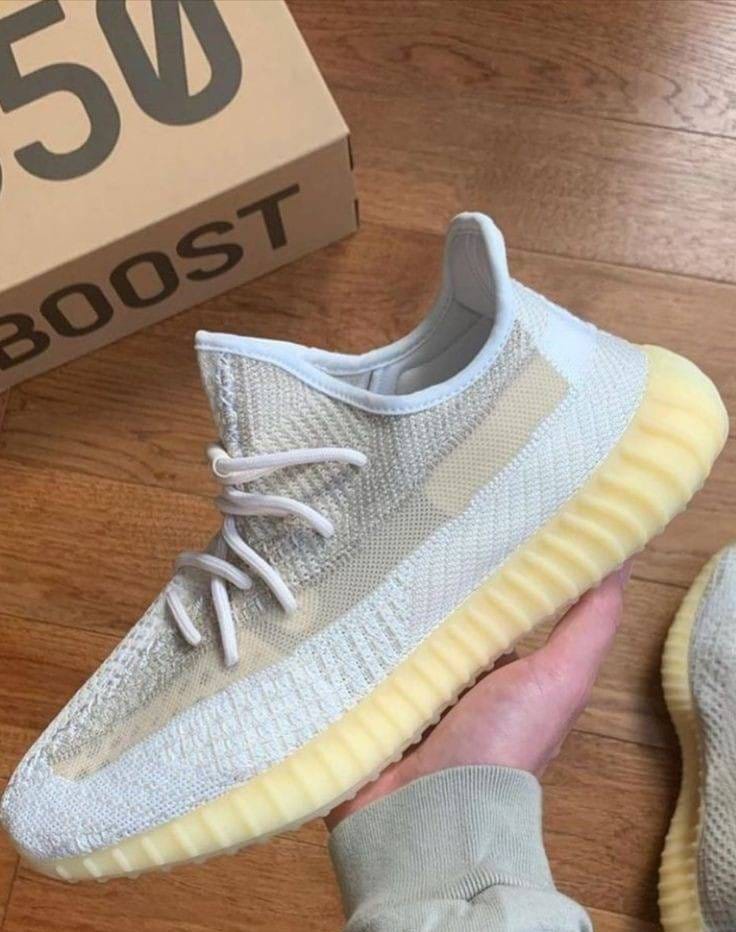 Adidas Yeezy Boost 350 V2 Natural Semi UA with Full Accessories
