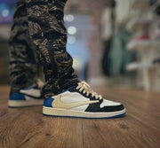 Nike Air Jordan Retro 1 Low Fragment X Travis Scott SEMI UA With PLASTIC PACKING