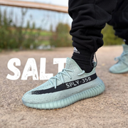 Adidas Yeezy Boost 350 V2 Salt Core Black Semi UA With Full Accessories D-1805