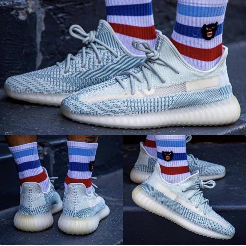 Adidas Yeezy Boost 350 V2 Cloud White Non-Reflective Semi UA With Full Accessories D-1820