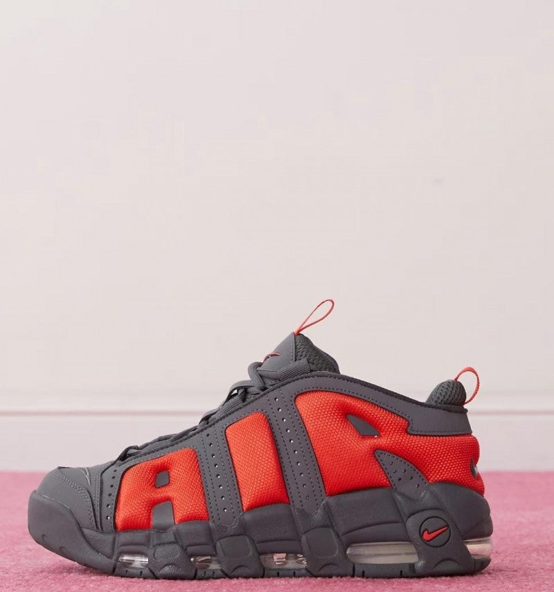 Nike Air More Uptempo DARK GREY LIGHT CRIMSON