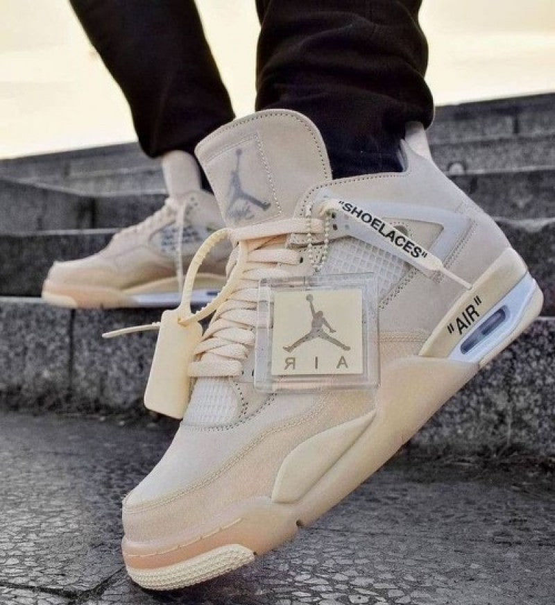 Nike Air Jordan 4 OFF WHITE SAIL (SEMI UA)