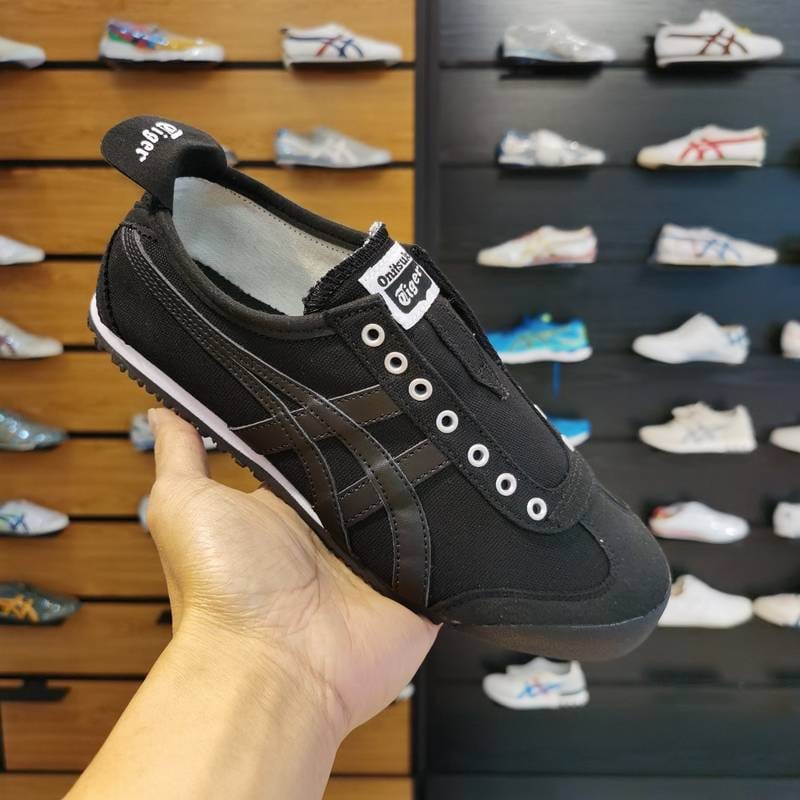 Onitsuka Tiger Sneakers MeXico 66 Slip On Black For Mens D-1774