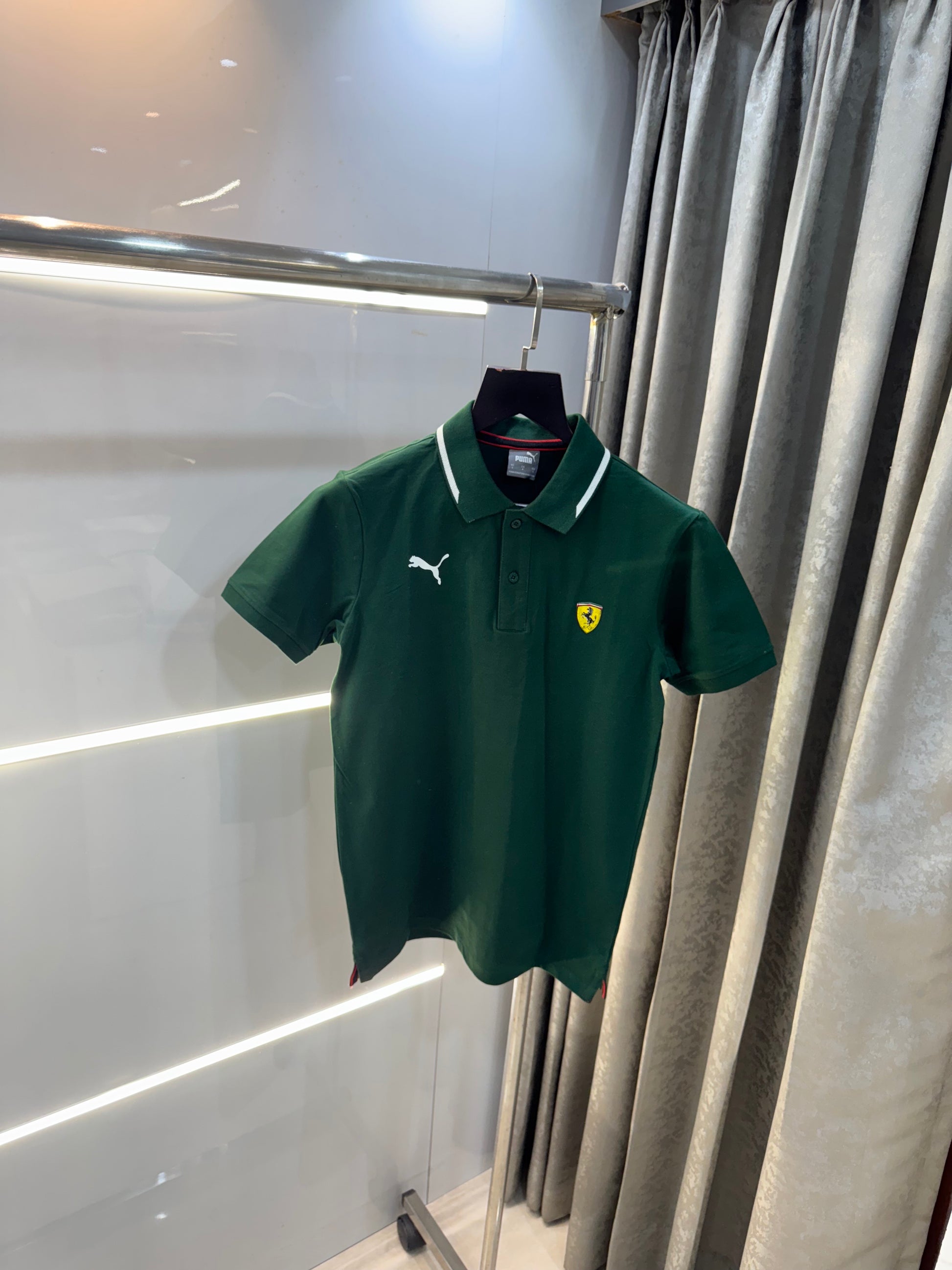Pum a Green FerRaR! Edition Premium Polo T-Shirt