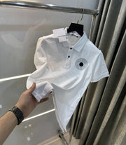 Balmai n Paris White Logo Work Imported Polo T-Shirt