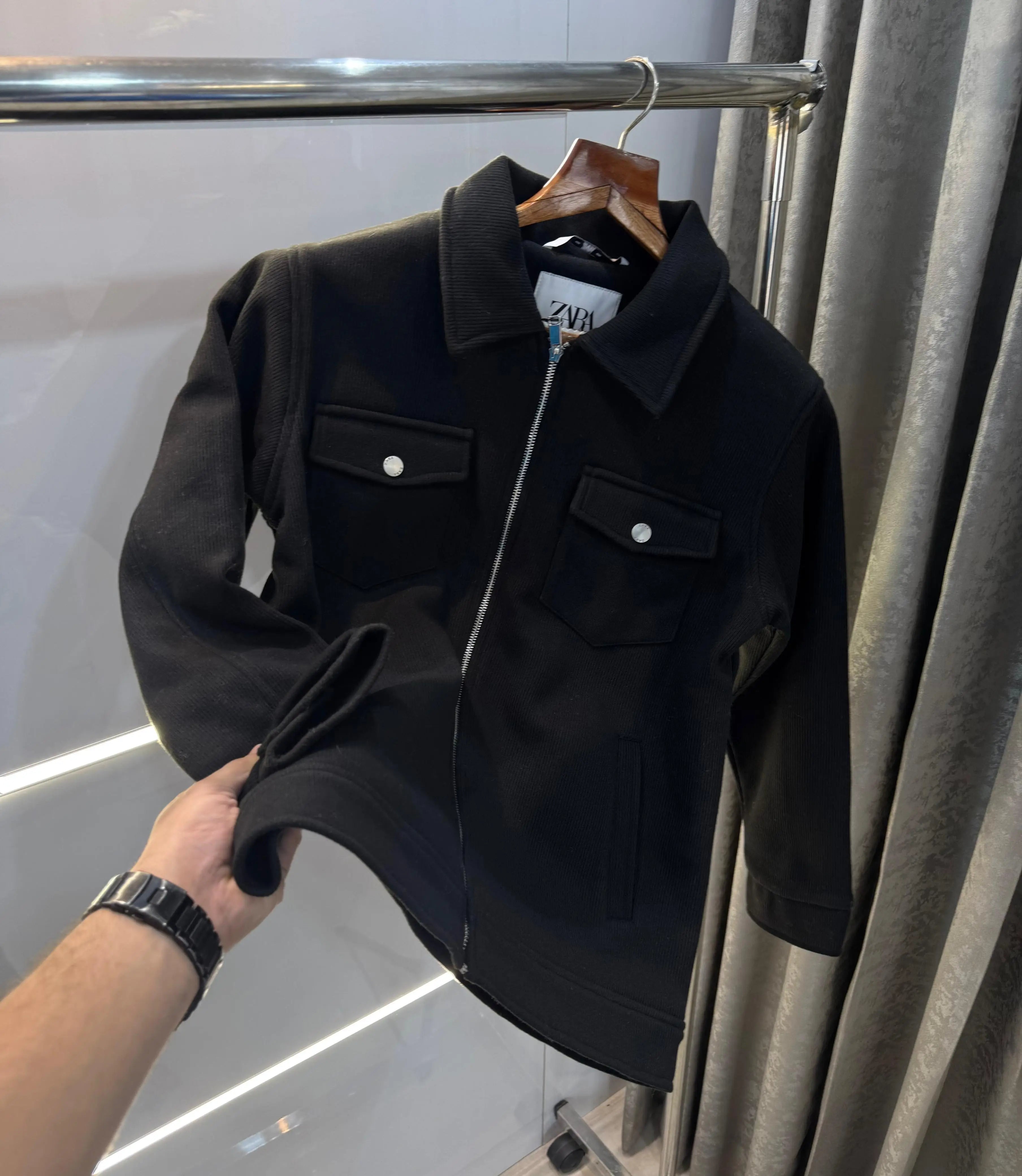 Zar a Black  Premium Classic Bomber Jacket