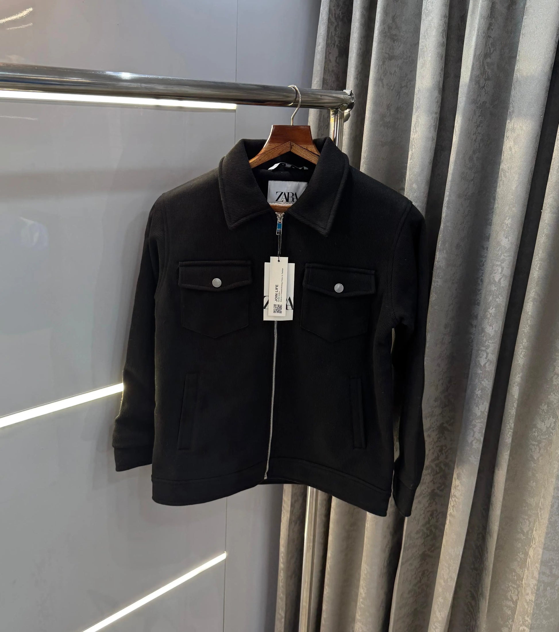 Zar a Black  Premium Classic Bomber Jacket