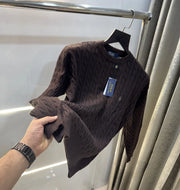 Ralph  Lauren Brown Knitted Imported Pull Over