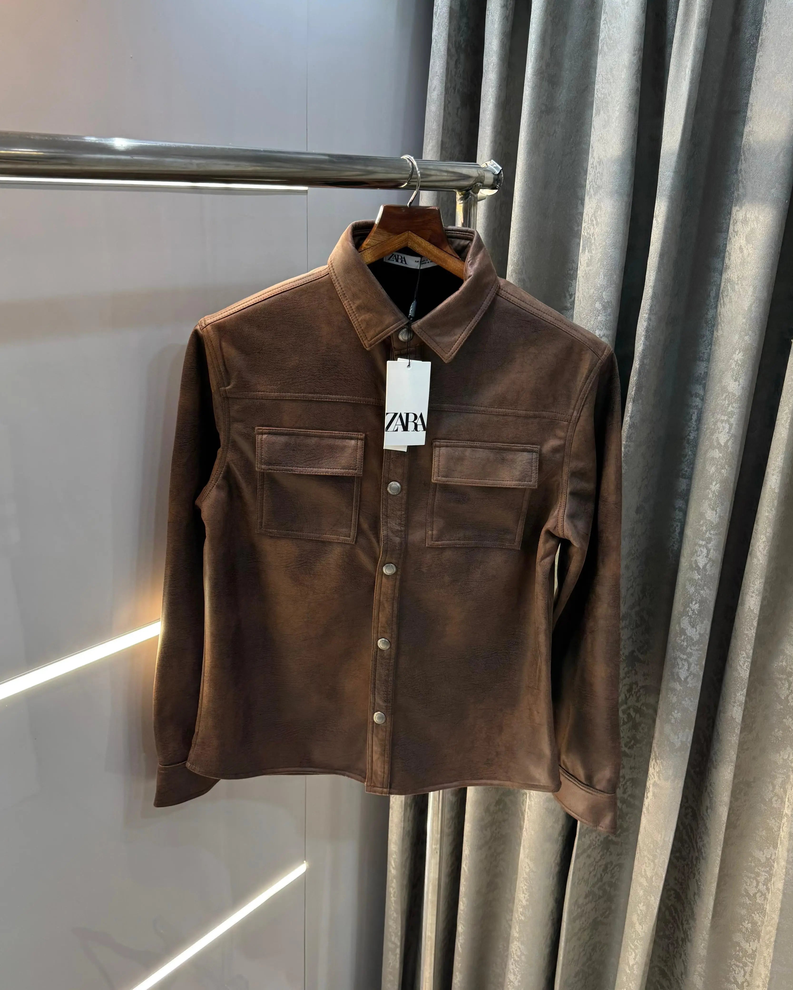 Zar a Brown Imported Premium Sweado Jacket