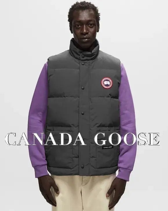 Canad a Goose Grey Imported Puffer Jacket