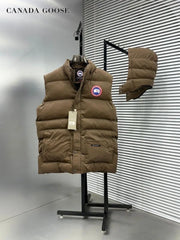 Canad a Goose Brown Imported Puffer Jacket
