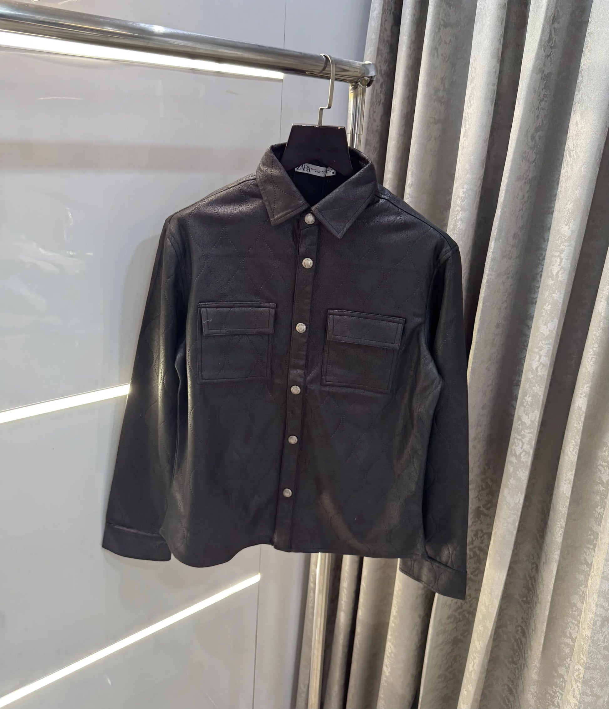 Zar a Black Designer Classic Bomber Jacket