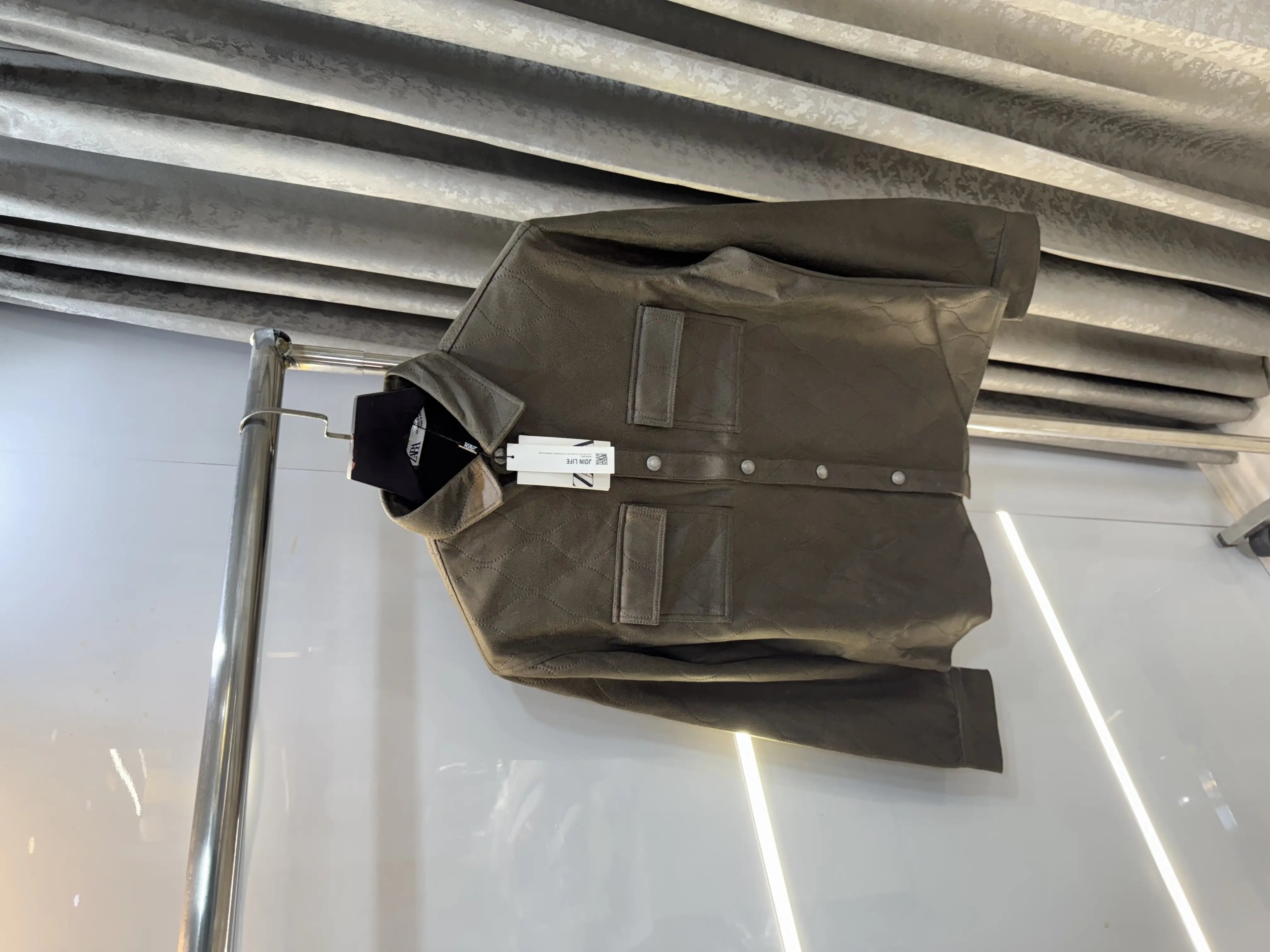 Zar a Olive Designer Classic Bomber Jacket