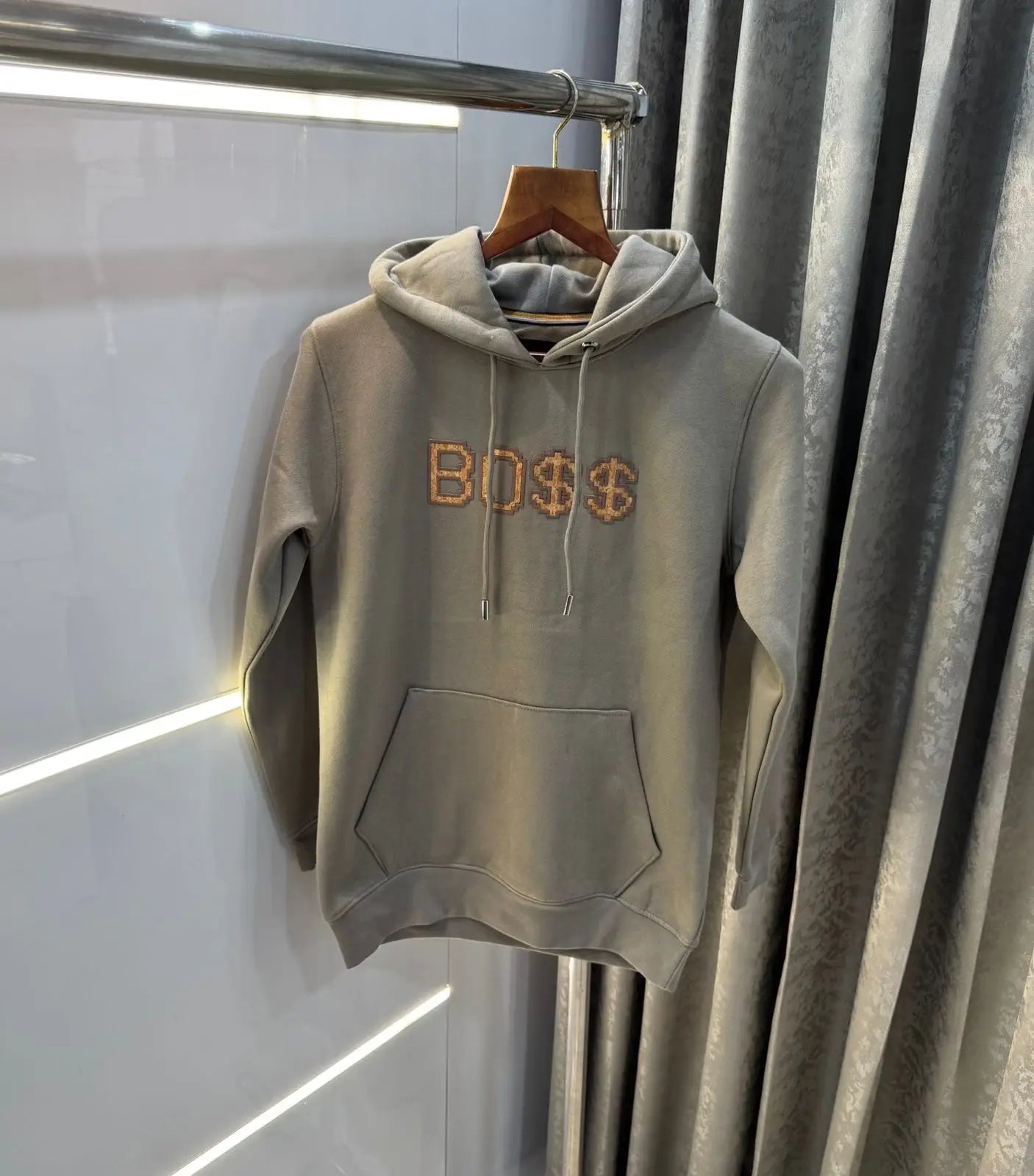 Hugo bos s Olive EmBOS5.. e Logo Imported Hoodie