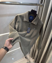 Ralph  Lauren Green Cord Imported Pull Sweatshirt