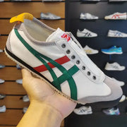 Onitsuka Tiger Mexico 66 Slip On Birch Green Red Yellow Sneakers For Mens