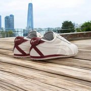 Onitsuka Tiger Mexico 66 White Burgundy Sneakers For Men