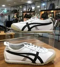 Onitsuka Tiger Sneakers Mexico 66 White Black Silver Sneakers For Mens