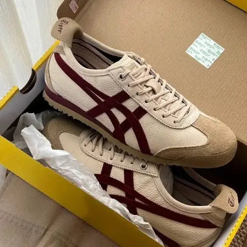 Onitsuka Tiger Mexico 66 SD Sneakers Beige Beet Juice Sneakers For Men