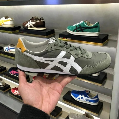 Onitsuka Tiger Serrano Green White Yellow Sneakers For Mens