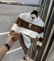 Ralph  Lauren Brown Imported Knitted Pull Over