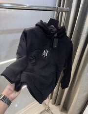 Arman i E_Xchange Black Classic Print Imported Hoodie