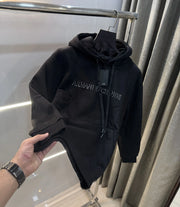 Arman i Exchange Black Logo Print Imported Hoodie