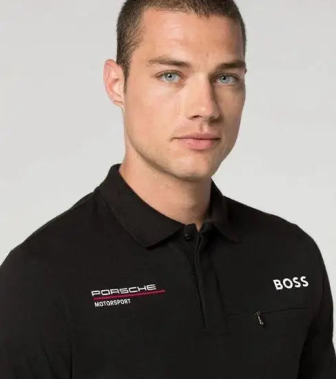 Hug o  Bos s  Black Porche Edition Premium Polo T-shirt