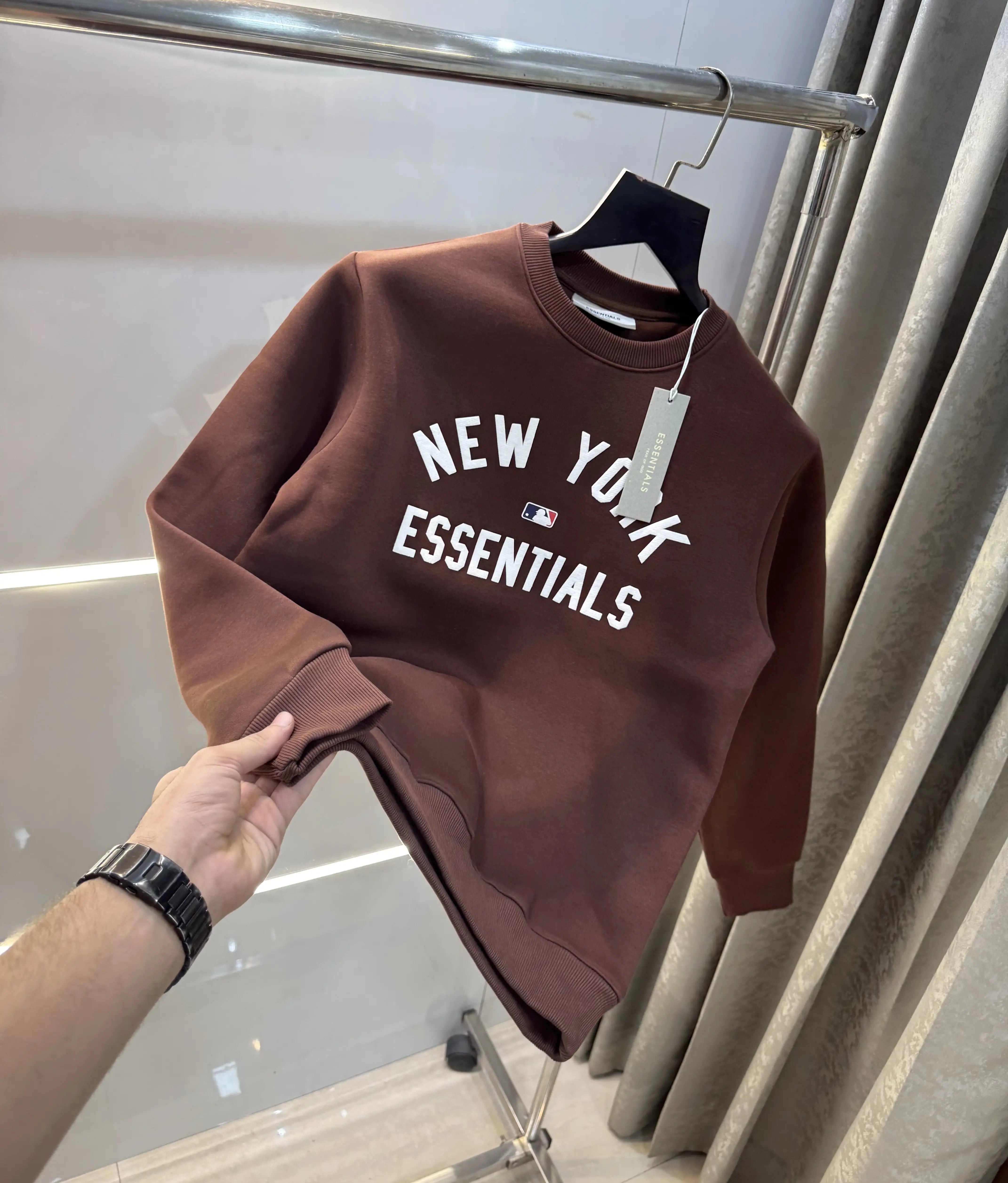 Essential New York Brown Imported Sweatshirt