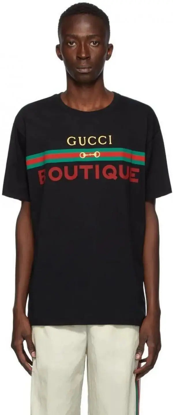 Gucc i Black Look Imported  T-Shirt