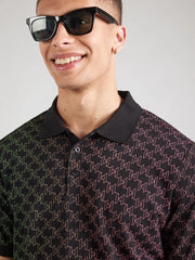 Karl Lagerfled Black Imported Polo T-Shirt