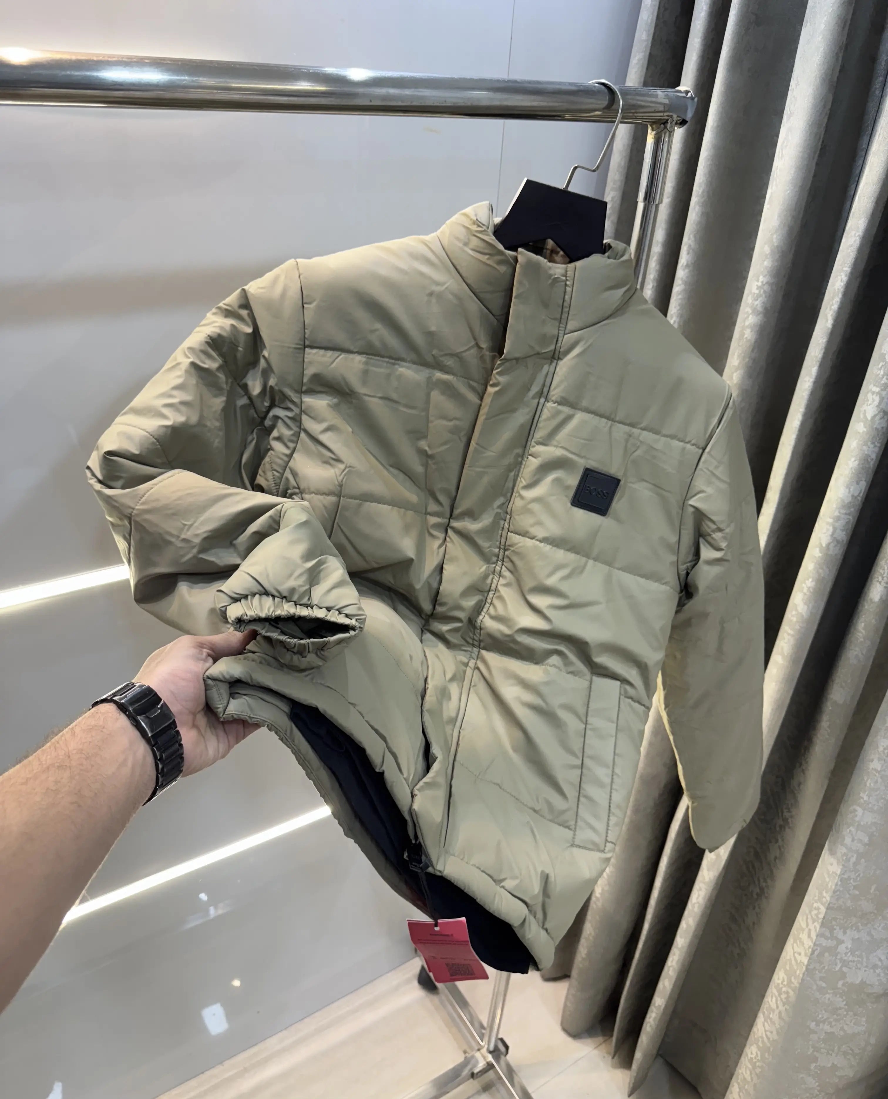 Hugo  Bo$s Olive Premium Puffer Jacket