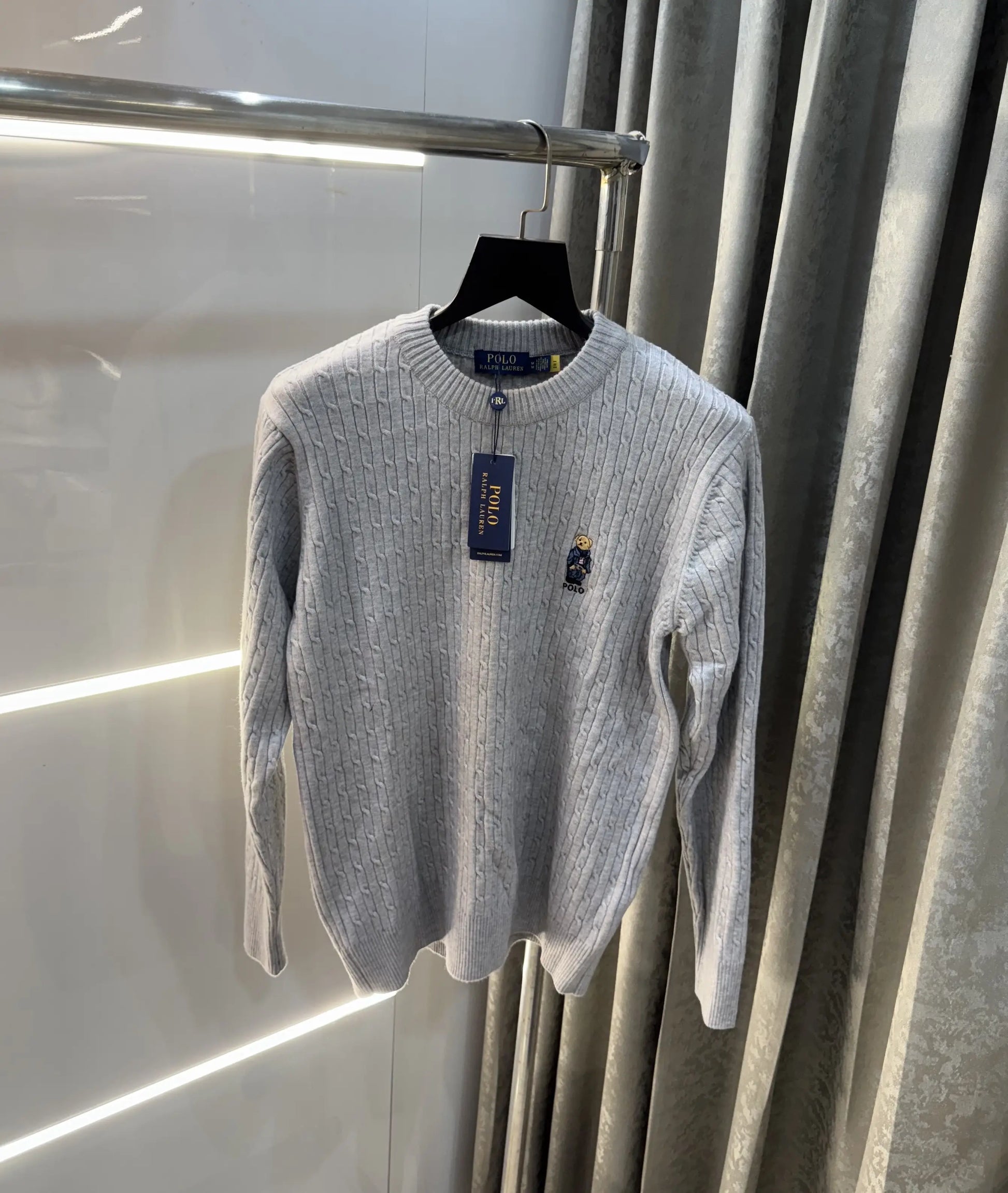 Ralp h  Lauren Grey Teddy Edition Imported Pull Over