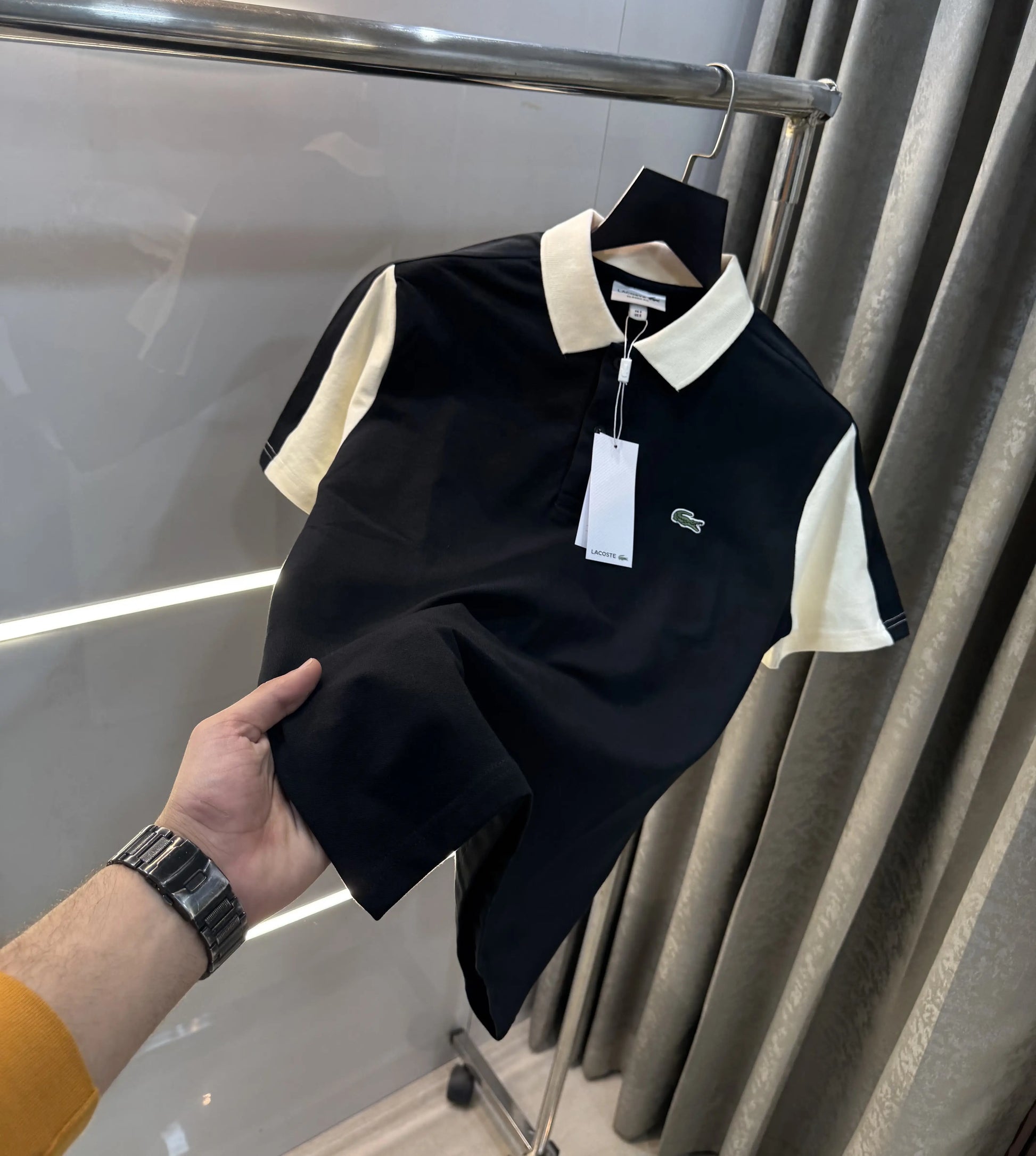 Lacost e Black Premium Polo T-Shirt