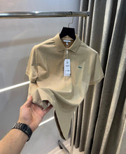 Lacost e Baige  Embroidery Logo Premium Polo T-Shirt