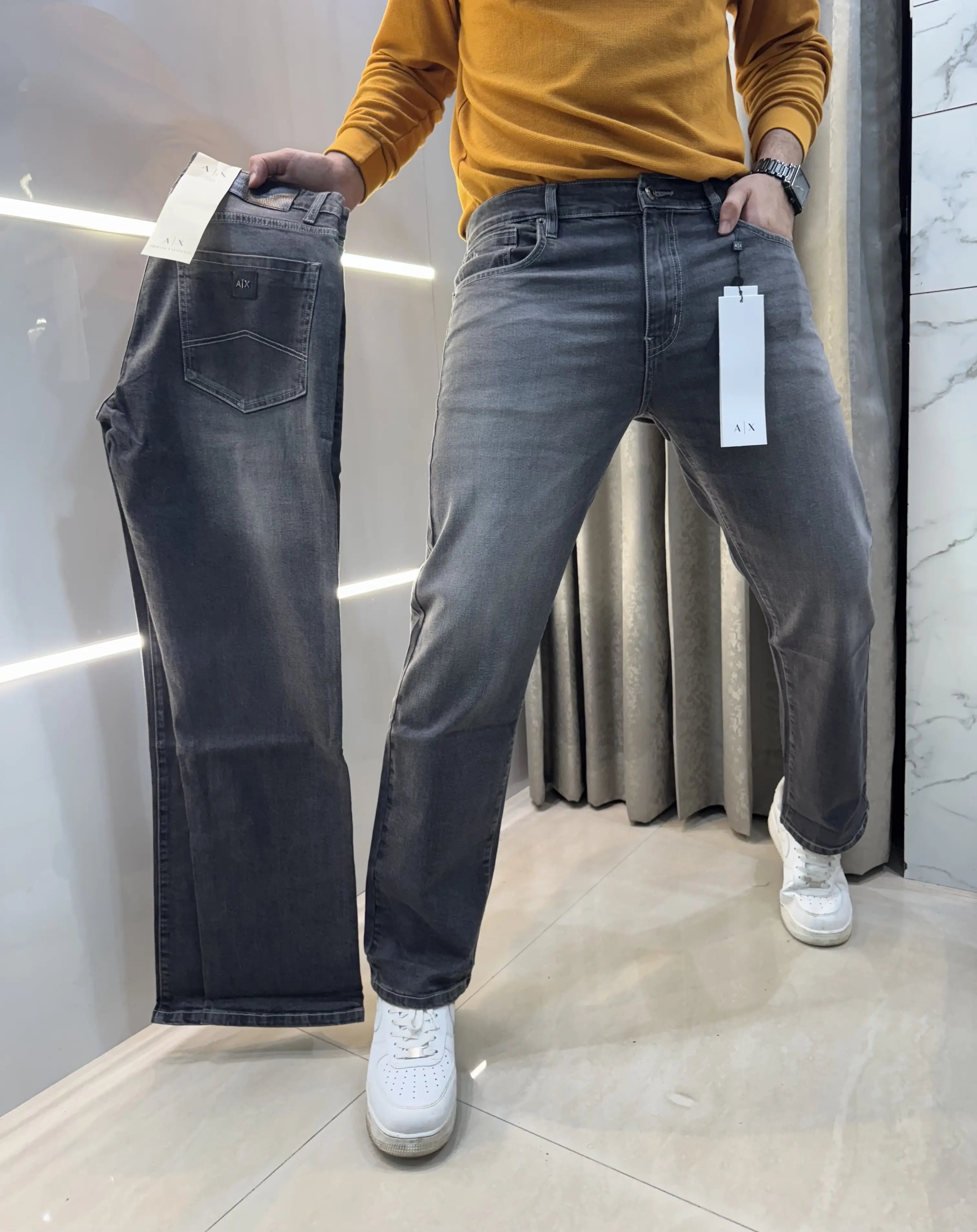 Arman i E_x...change Dark Grey Imported Classic Denim