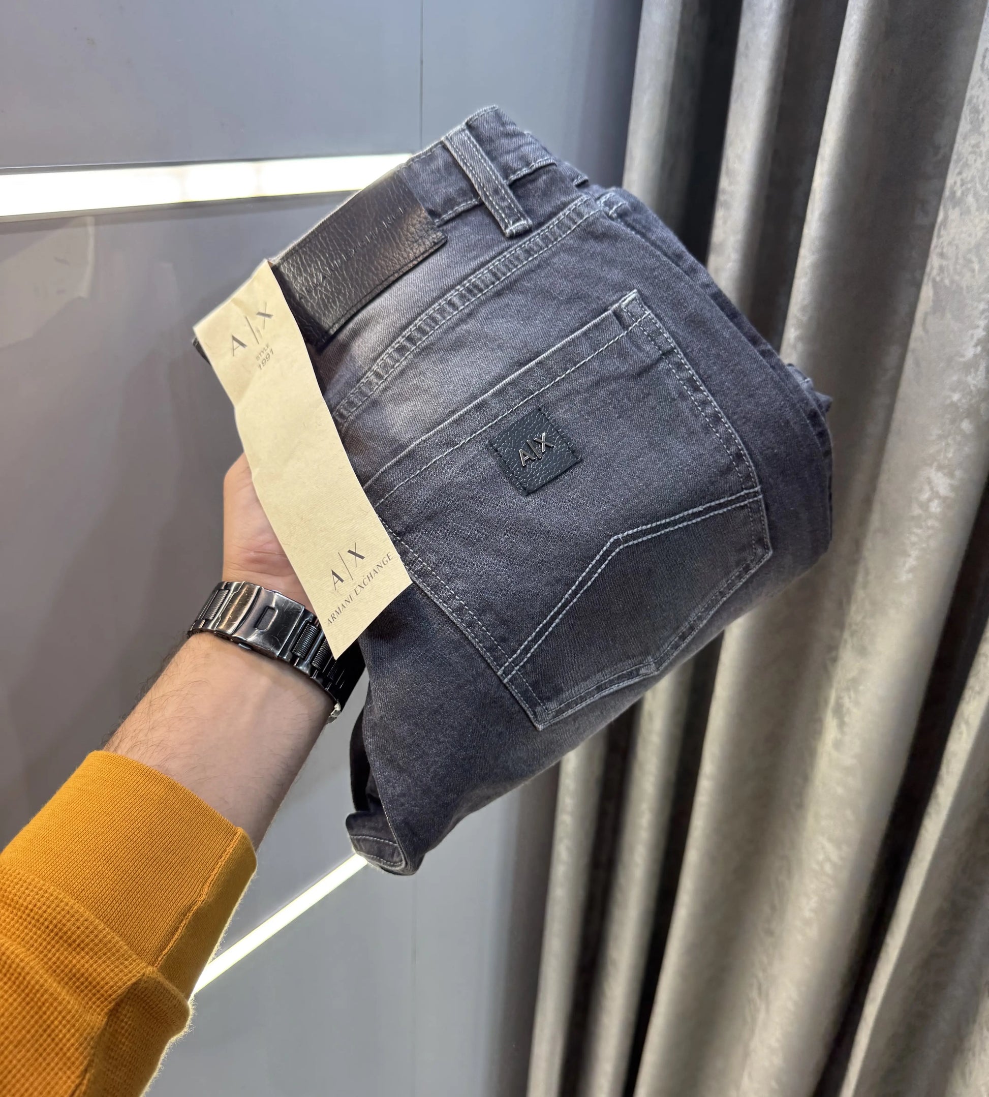Arman i E_x...change Dark Grey Imported Classic Denim