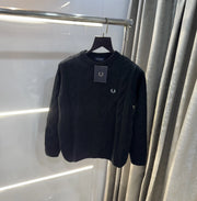 Fredperry Black Embroidery Logo Imported Pull Over