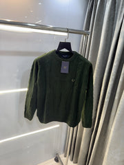 Fredperry Olive Green Embroidery Logo Imported Pull Over