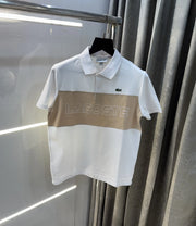 Lacost e White Logo Work Premium Polo T-Shirt