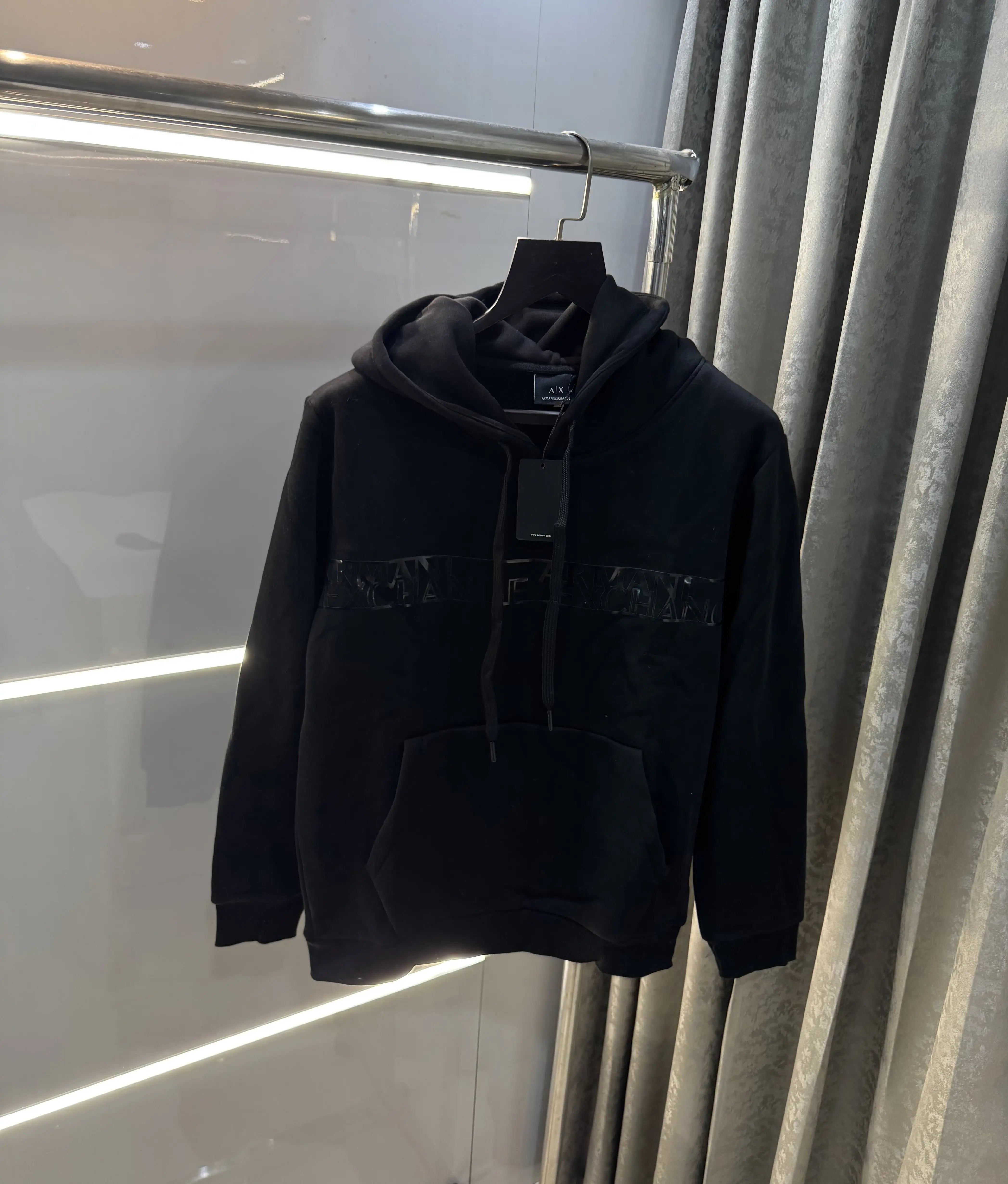 Arman i Exchange Black Logo Work Imported Hoodie