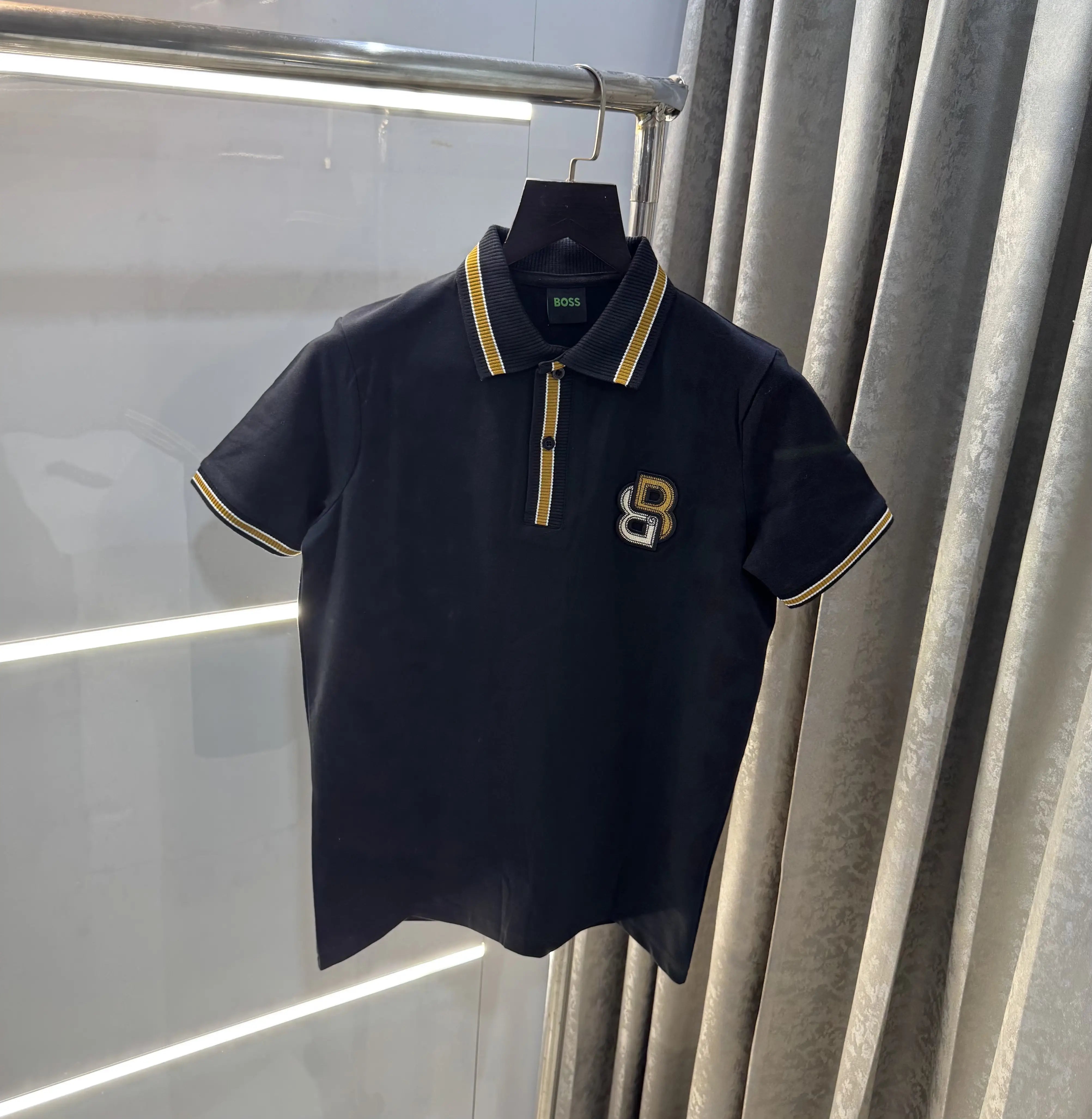 Hug o  Boss Black Logo Work Premium Polo T-Shirt