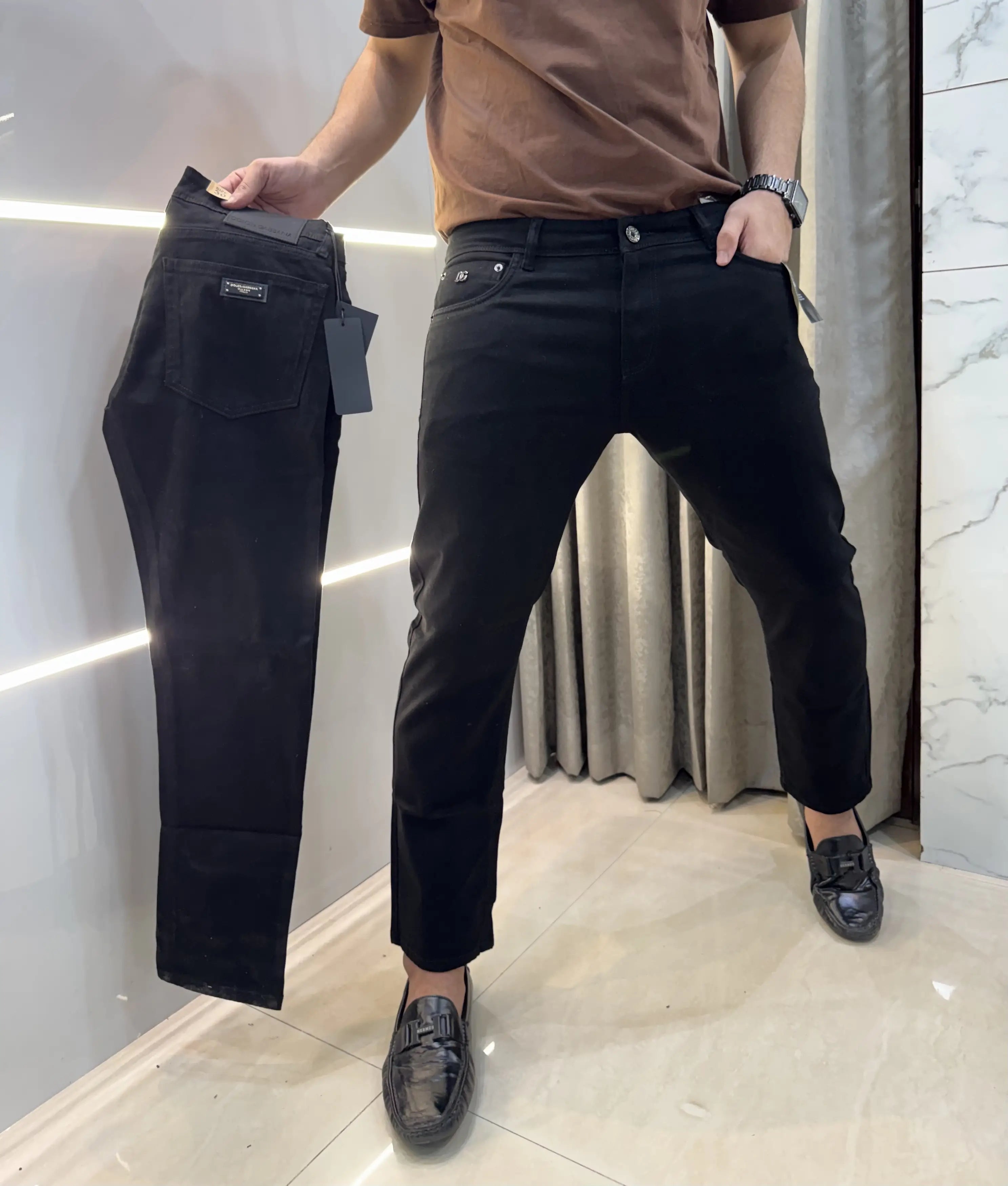 Dolce&Gabbana Jet Black Imported Classic Denim