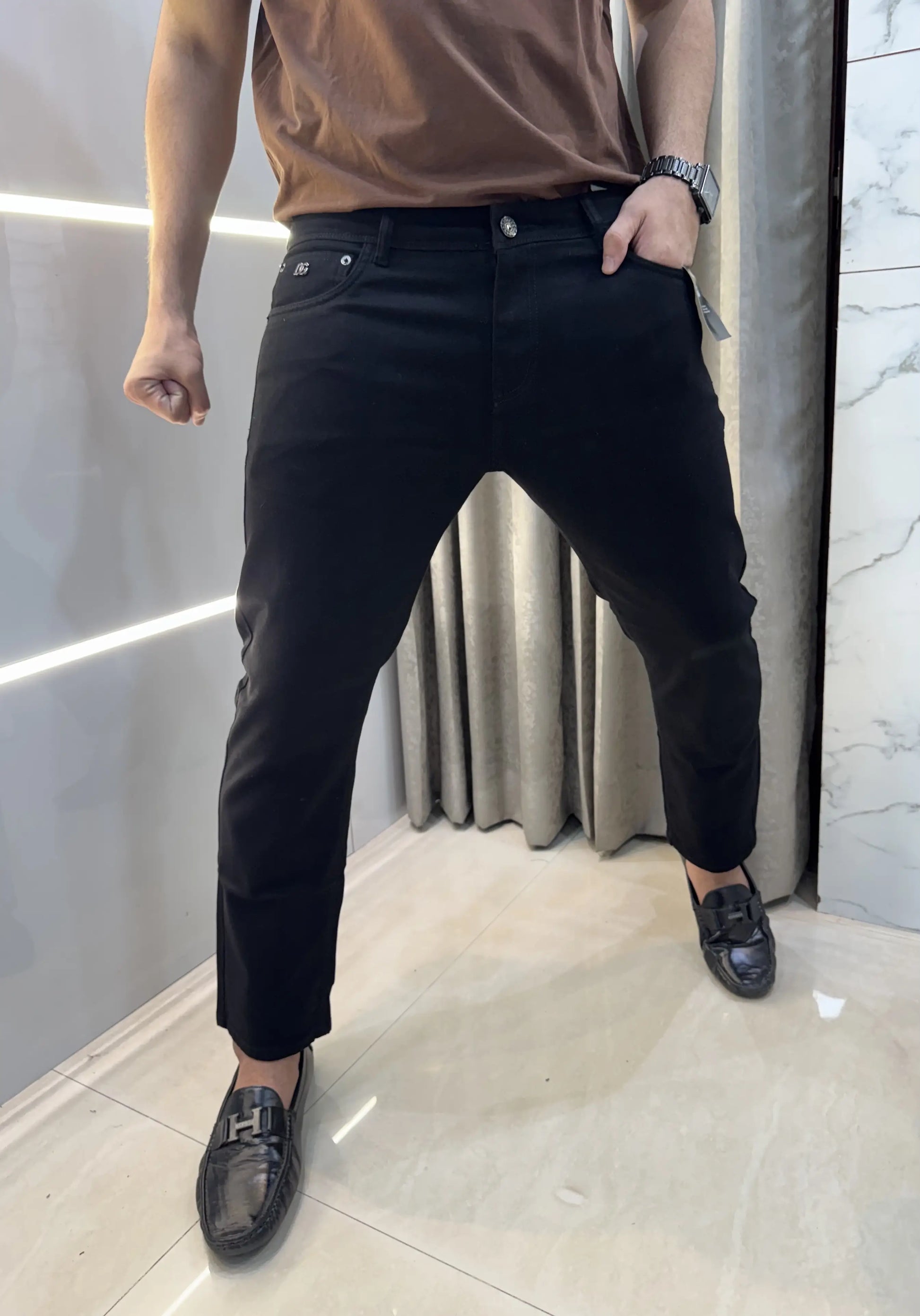 Dolce&Gabbana Jet Black Imported Classic Denim