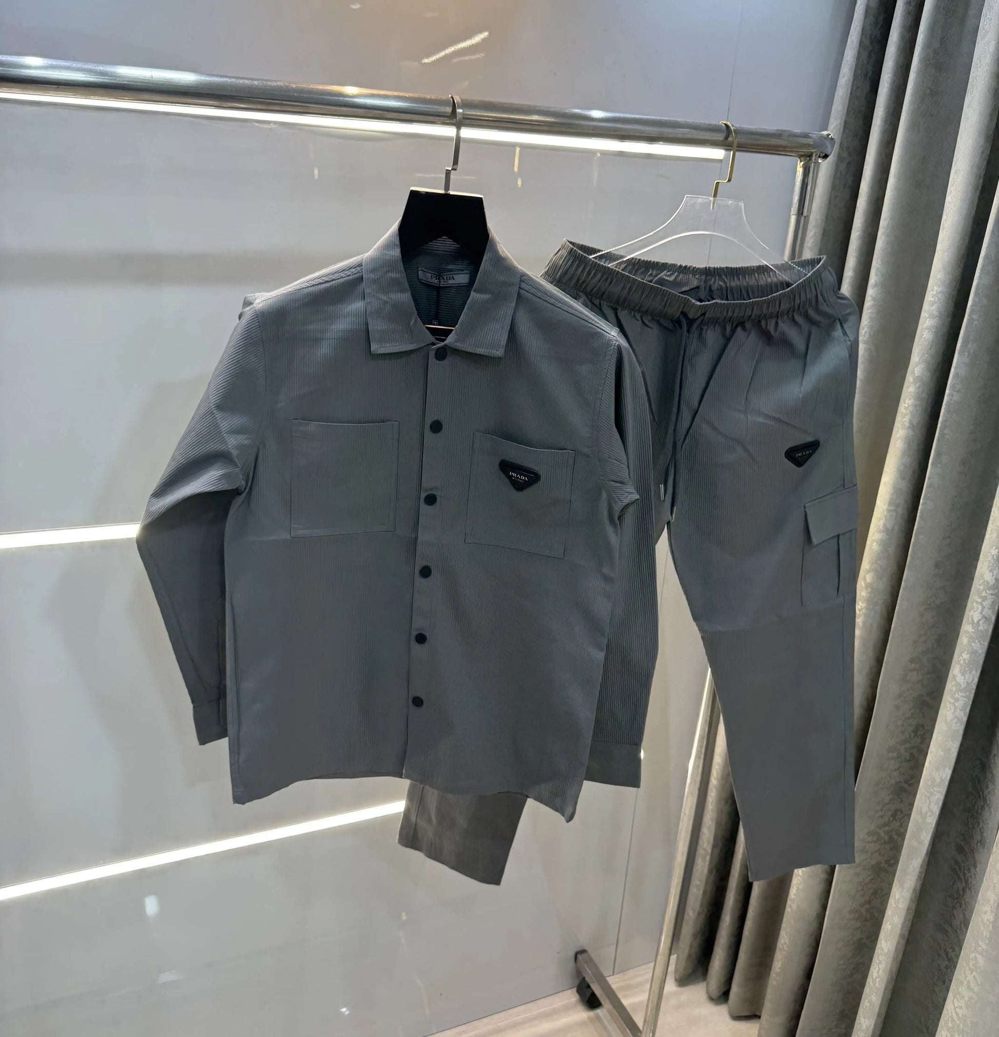 Prad a Milano Light Grey Premium Tracksuit