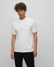 Hugo Boss White Porsch e Edition Premium Polo T-Shirt