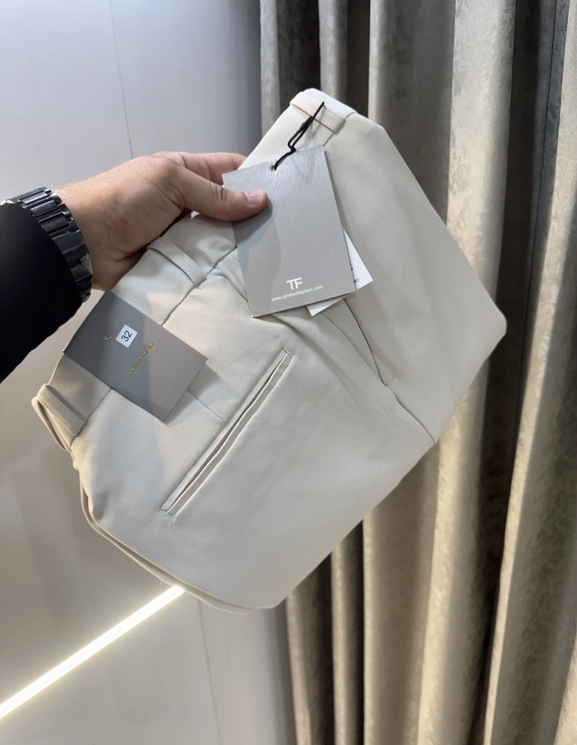 Tomford Cream Premium Imported Trouser
