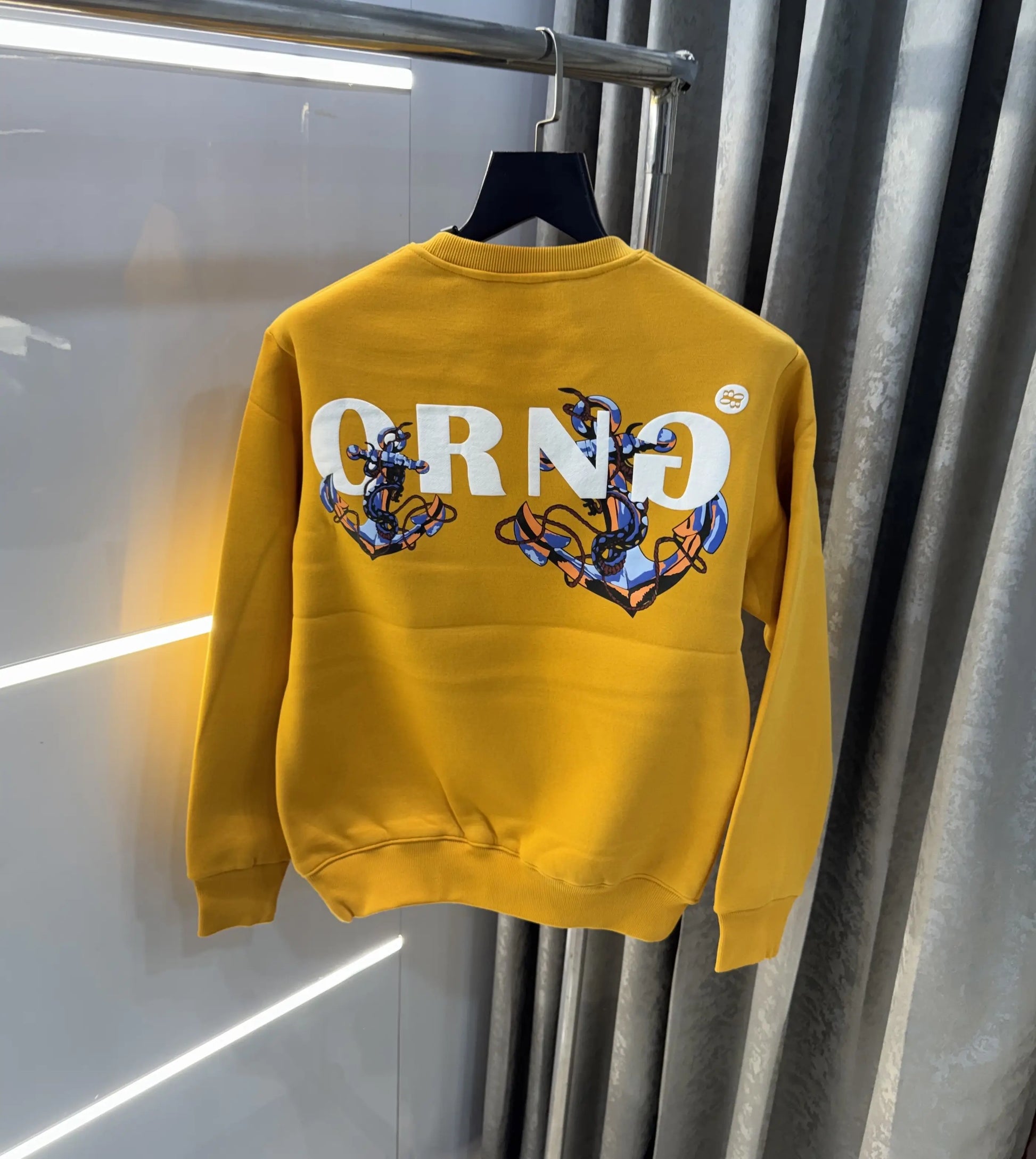 Bluorang Mango Logo Back Print Premium Sweatshirt