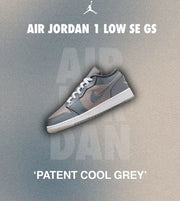 Nike Air Jordan 1 Low SE MEDIUM GREY COOL GREY WHITE (FIX)